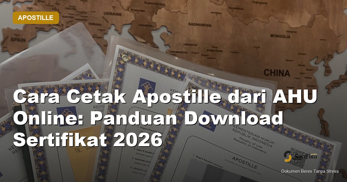 cara cetak apostille - Syafira Service