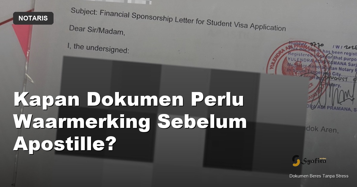 waarmerking sebelum apostille - Syafira Service