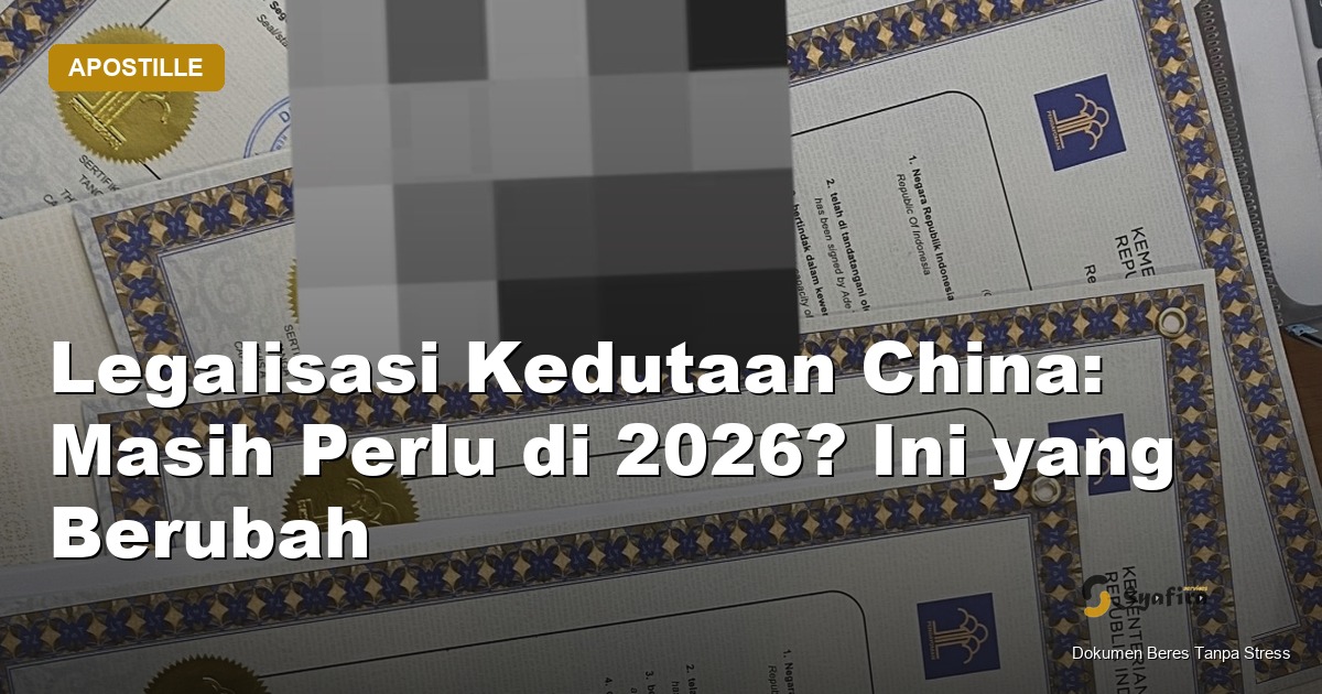legalisasi kedutaan china - Syafira Service