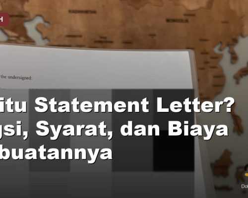 apa itu statement letter - Syafira Service