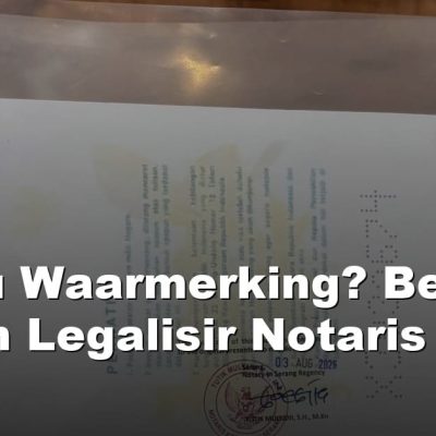 apa itu waarmerking - Syafira Service