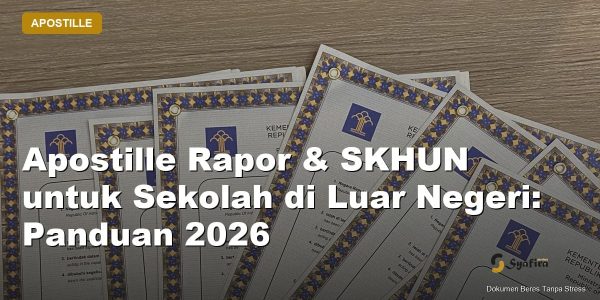 apostille rapor - Syafira Service