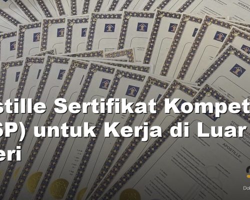 apostille sertifikat kompetensi - Syafira Service