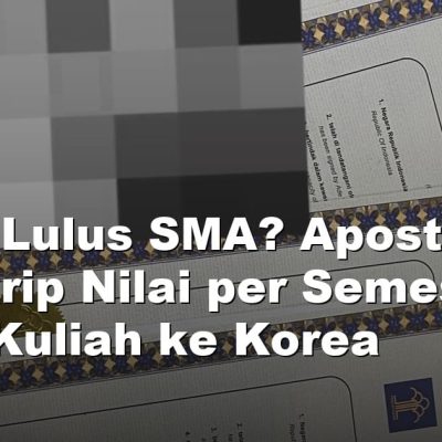 apostille transkrip nilai korea - Syafira Service