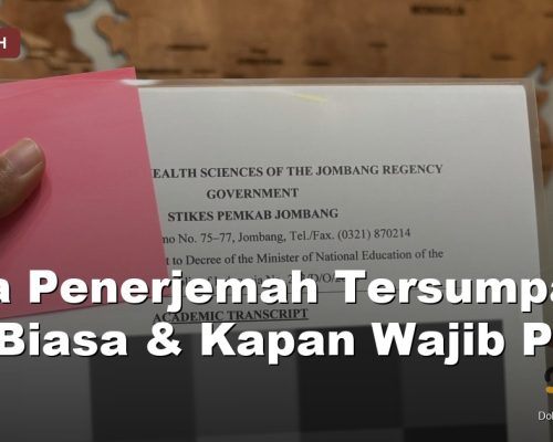 beda penerjemah tersumpah dan biasa - Syafira Service