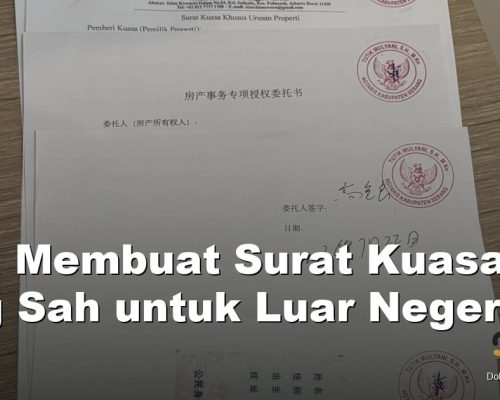cara membuat surat kuasa yang sah - Syafira Service