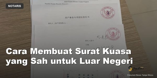cara membuat surat kuasa yang sah - Syafira Service