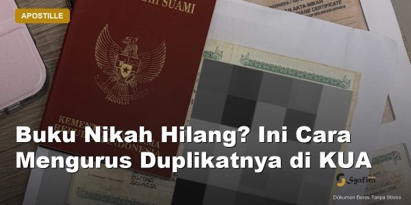 cara mengurus buku nikah hilang - Syafira Service