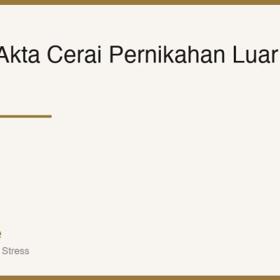 Apostille Akta Cerai untuk Pernikahan Kembali di Luar Negeri: Panduan 2026