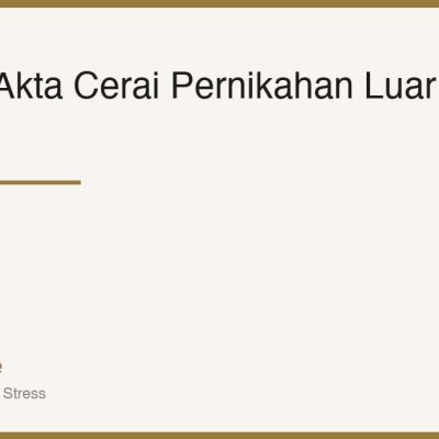 Apostille Akta Cerai untuk Pernikahan Kembali di Luar Negeri: Panduan 2026