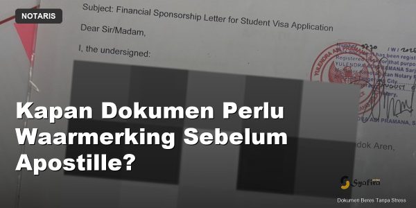 waarmerking sebelum apostille - Syafira Service