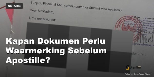 waarmerking sebelum apostille - Syafira Service