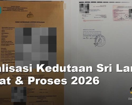legalisasi kedutaan sri lanka - Syafira Service