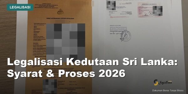 legalisasi kedutaan sri lanka - Syafira Service