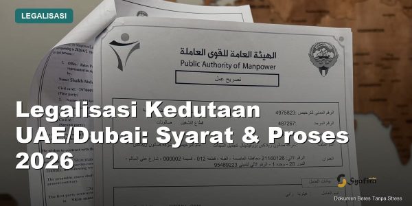 legalisasi kedutaan uae - Syafira Service