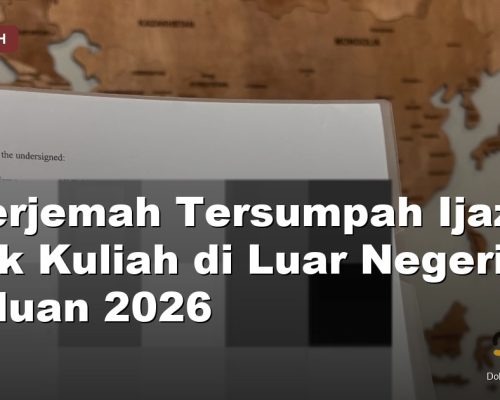 penerjemah tersumpah ijazah untuk kuliah luar negeri - Syafira Service