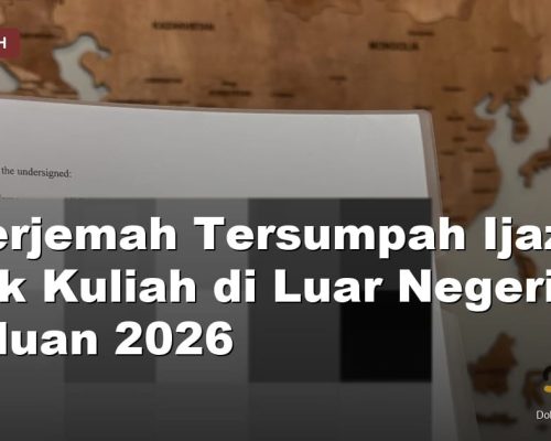 penerjemah tersumpah ijazah untuk kuliah luar negeri - Syafira Service